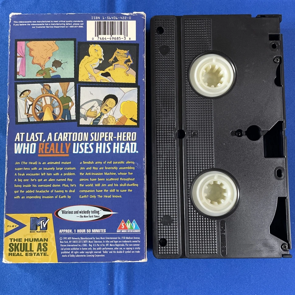 MTVs The Head Saves the Earth VHS Authentic HTF Vintage Liquid television - Image 2 of 4