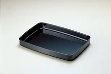 "1-shaku 5-inch wide lid black" [Made in Japan] [Echizen lacquer]