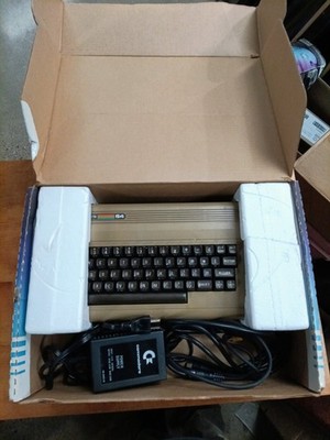 Commodore 64 Vintage Computer With Power Supply in box  - Powers On