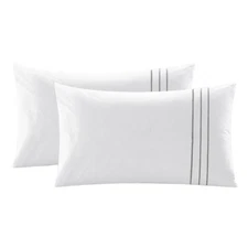 Pillow Cases Standard Queen King 2 Pack 400TC OEKO-TEX Certified 100% Cotton