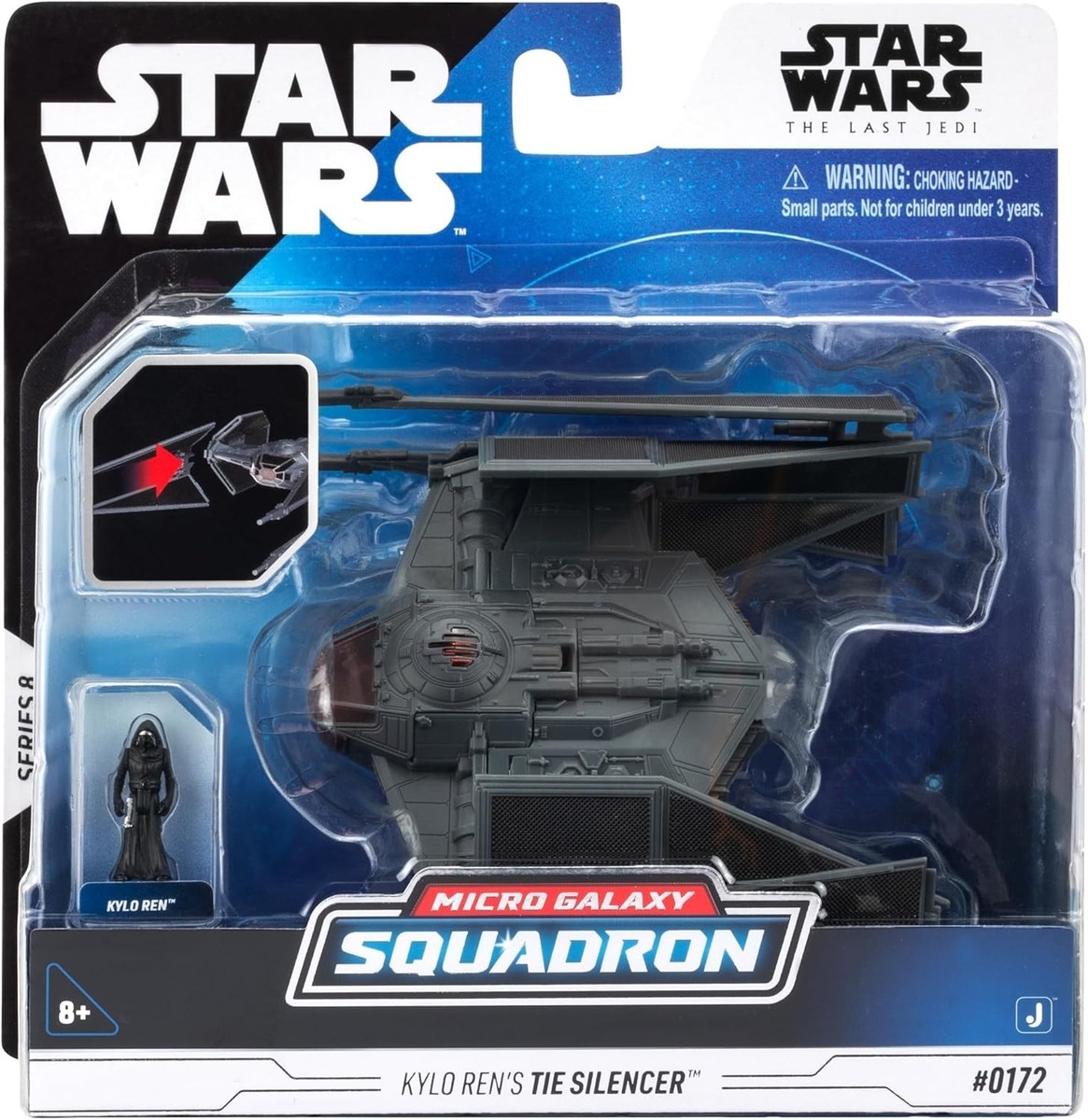 Star Wars Micro Galaxy Squadron TIE Silencer - 5-Inch Vehicle with
