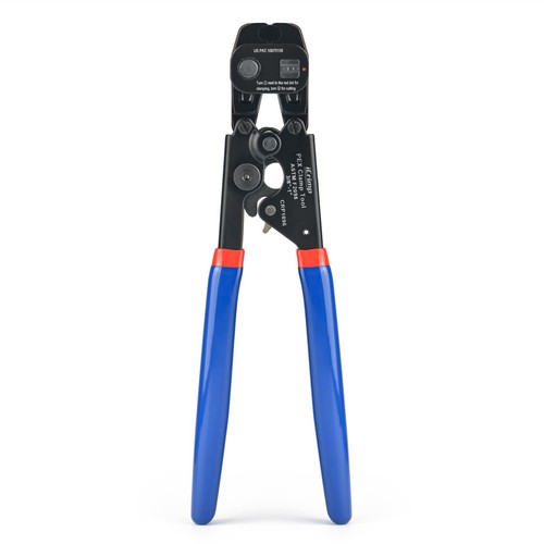 iCrimp PEX Crimping Tool, Ratchet Cinch & Removal Single Black, Blue