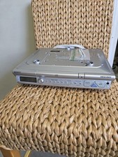 Sony ICF-CD543RM Under Cabinet Kitchen CD Clock Radio AM FM Mega Bass Tested