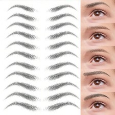 6D Eyebrow Tattoo Stickers, Quick Makeup Disposable Eye Temporary Tattoo