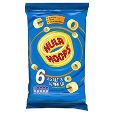 KP Hula Hoops Salt and Vinegar 7 Pack 150g
