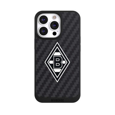 Handyhülle für Apple iPhone 13 Pro Borussia Mönchengladbach Carbon Gladbach