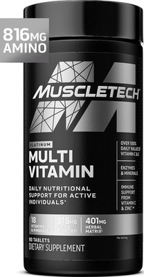 MuscleTech Platinum Multivitamins for Men & Women - Multi-Vitamin Free Shipping