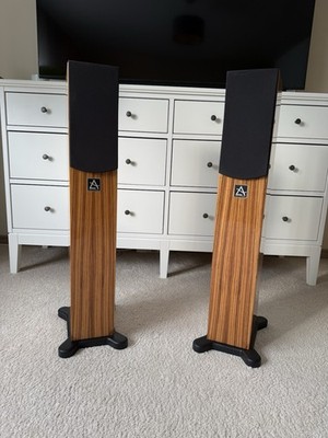 Leema Acoustics Xone Standlautsprecher High-End Boxen Paar Echtholz