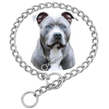 Choker Collar for Dogs, 304 Stainless Steel Metal Slip Link Dog Collar Heavy ...
