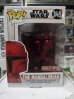 Funko Pop! Star Wars The Mandalorian Chrome Red Target Exclusive Vinyl #345