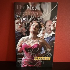 Playbill The Metropolitan Opera Don Giovanni Autographed