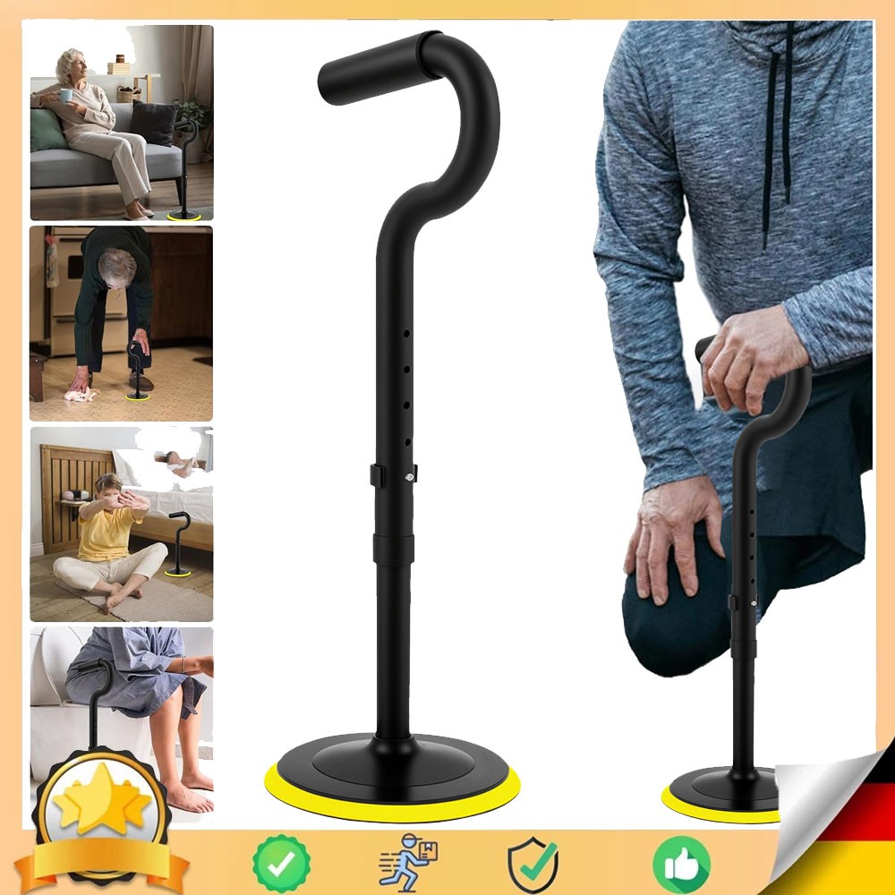 Aufstehhilfe für Senioren – Höhenverstellbar, gepolsterter Griff – Indoor/Garten