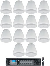 14 JBL Control 64P/T 4" 30w Commercial 70v Hanging Pendant Speakers Amplifier