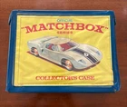 18 Vintage Matchbox Lesney cars & trucks -  MADE IN ENGLAND W/ 1968 Carry Case