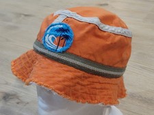 OLD NAVY 4-5 Toddler Bucket Hat Sun Cap Orange Embroidered Longboard 2009