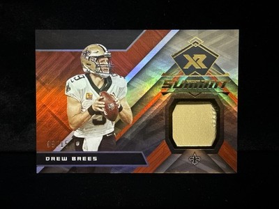 2021 Panini Xr Summit Drew Brees Patch Jersey # Match Fm 9/15 Saints Sus-dbr