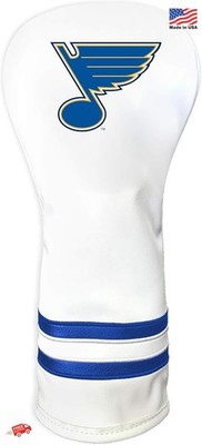 Team Golf NHL White Vintage Fairway Golf Club Headcover Striped