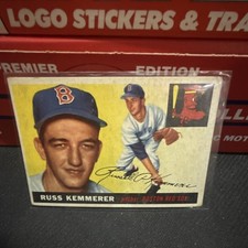 1955 Topps Russ Kemmerer #18 Boston Red Sox Rookie Baseball Card. rookie card picture