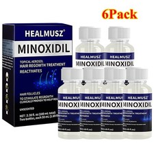 6 Pack Minoxidil 5 Extra Strength Men Hair Regrowth Treatment 6 Month Supply