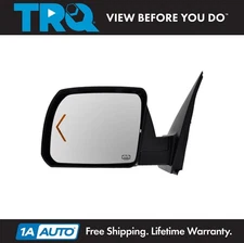 TRQ  Power Heated Signal Side View Mirror w/ Chrome Cap Driver LH for Tundra