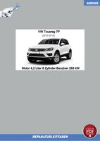 VW Touareg 7P (10-18) Reparaturleitfaden Motor 4,2 L Benziner 265 Kw PDF