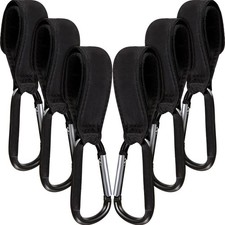 6 Pack Baby Stroller Hooks for Hanging Diaper Bags Pram Clips Bags...
