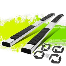 5" Polished Flat Step Nerf Bar Running Boards for Tundra Double/Crew Cab 07-21