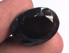 17.20 Ct Natural Brown Garnet Oval Shape EGL Certified Loose Gemstone 6AGI