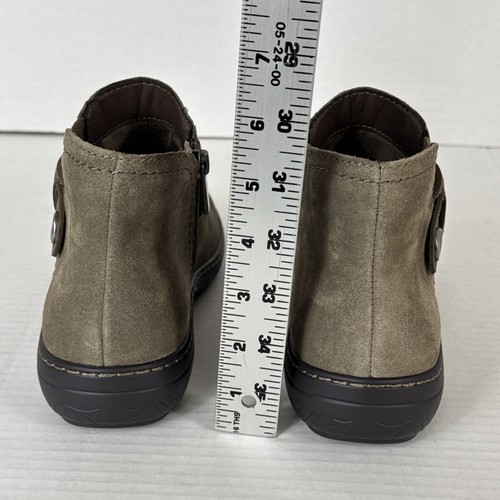 Earth Damen 5M Synal Wildleder Leder Stiefelette Stiefel dunkelgrün neu ohne Karton - Bild 6 von 16