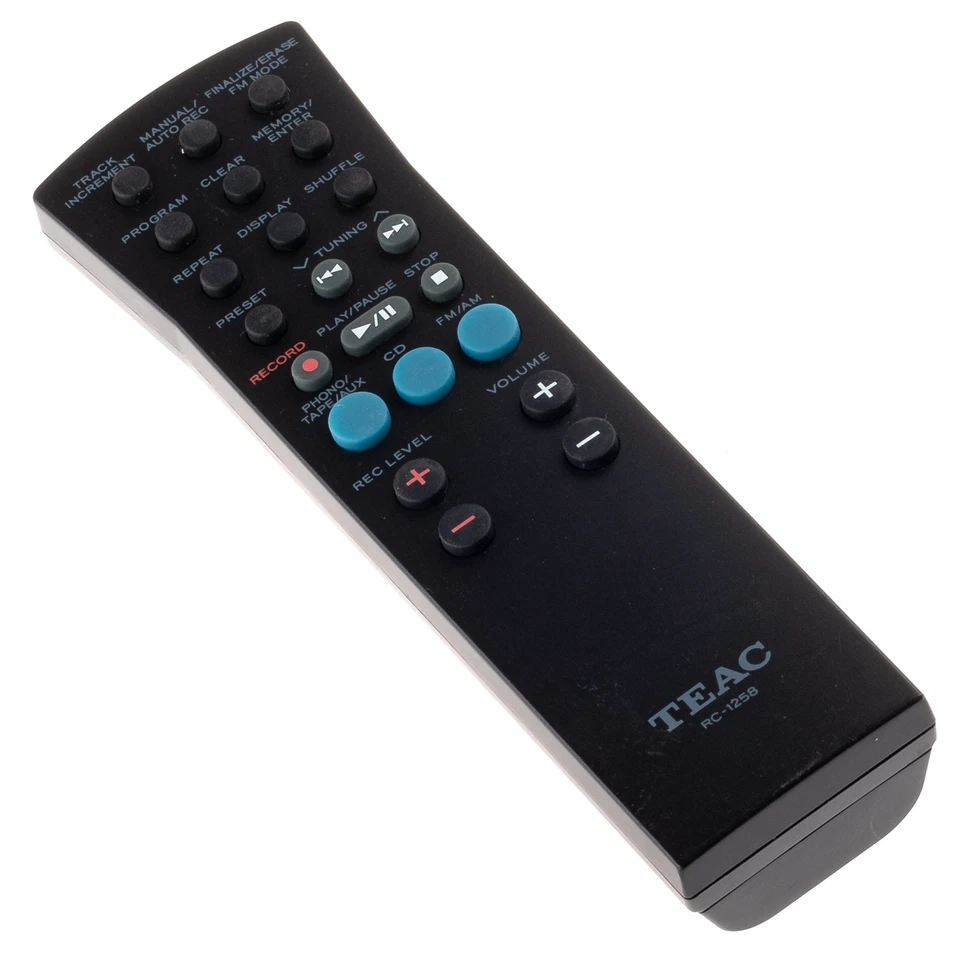 Télécommande Originale Teac RC-1258 Pour Platine GF-550 / Testée - Photo 1/1