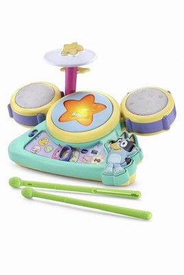 VTech Bluey Hooray Drumset Neu Versiegelt