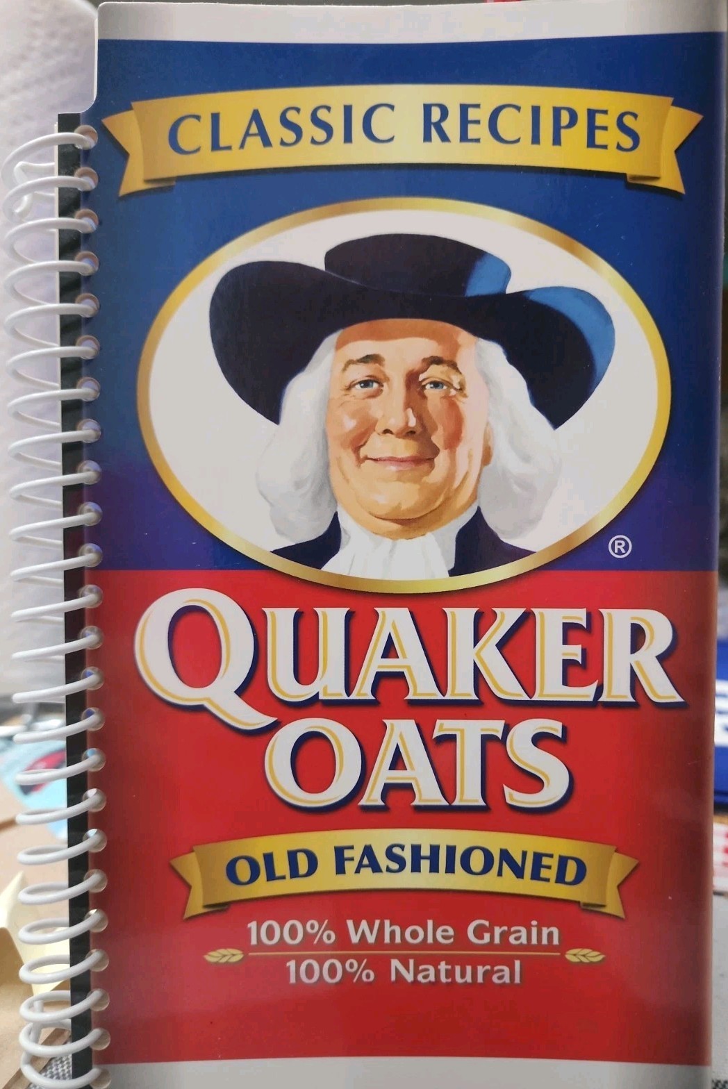 Quaker Oats 2008 Old Fashioned Classic Recipes Spiral Bound Cookbook PIL     R32