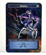 Sorcery TCG Gothic Skeleton Alpha Investments Rudy Promo FOIL NM