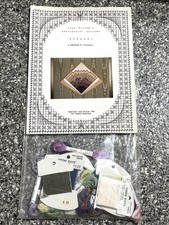 Jean Hilton Eureka! Needlepoint Pattern 1991 w/ Neon Rays & Kreinik Threads