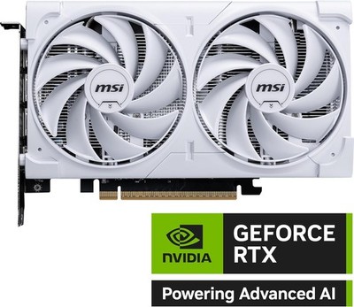 MSI GeForce RTX 5060 8GB GDDR7 VENTUS 2X OC WHITE G5060-8V2CW