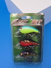 Cotton Cordell Big O Square-Lip Crankbait 3-Piece Variety Pack Bass Fishing Lure