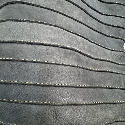 Sundance Robert Redford Italian Suede Leather Boho Denim Blue Tote Hobo Bag 4056 - Picture 6 of 8