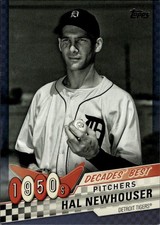 2020 Topps Update Decades' Best Blue #DB-10 Hal Newhouser Detroit Tigers