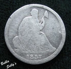 1837-P Seated Liberty Half Dime — photo from another recent sale