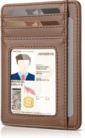 Mini Portemonnaie, Kleines Kartenetui, PU Leder Schlankes Kartenetui, Rfid-Schut