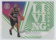2020-21 Panini Illusions Living Legends Emerald Tim Duncan #2 HOF gb9