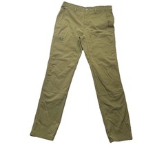 Orvis Hiking Pants Men Sz 34x33  actual  Nylon Cargo Stretch Flat Slash flaw