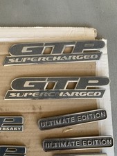 1997-2000 Pontiac Grand Prix Gtp Supercharged Door Emblems Oem