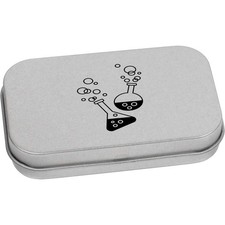 'Science Chemicals' Metal Hinged Tin / Storage Box (TT021809)