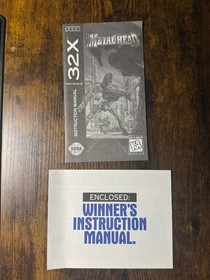 Metal Head Sega 32X CIB Complete Box & Manual WITH registration nice condition