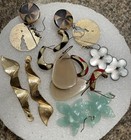 Vintage Enamel Plastic Lucite Mixed Earring Lot!!! — photo 10