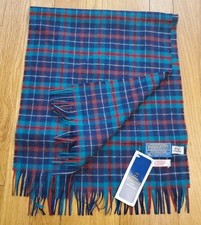 Pendleton Vintage Made in USA MacHardy Tartan Plaid 100 Virgin Wool Scarf NEW