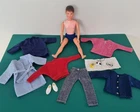 Vintage 1966 Sindy Paul Doll With Original Box Outfit & Extra Outfits Clothes