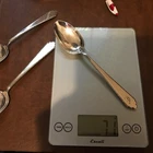 Treasure Sterling Serving Spoon #1 8 5/8 Inches..71 grams..Great Shape Mono Lunt