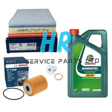 KIT DE SERVICIO FILTROS BOSCH CASTROL & AIR OIL 5L PARA CITROEN C5 AIRCROSS 1.5 2018+